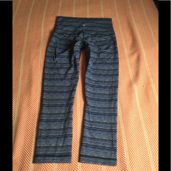 Lululemon Wunder Under Space Dye Stripe leggings - Picture 4 of 5